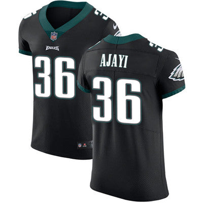 Mens Nike Philadelphia Eagles 36 Jay Ajayi Black Alternate Stitched Nfl Vapor Untouchable Elite Jersey