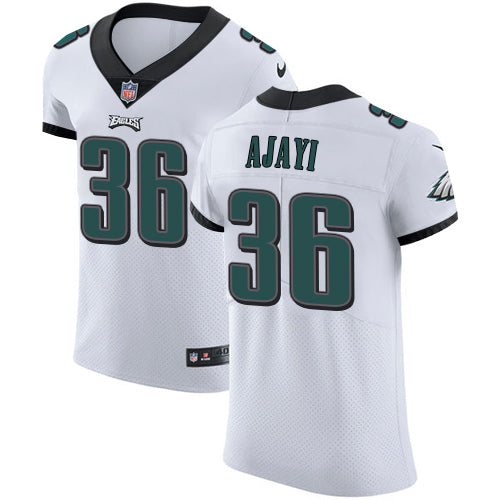 Mens Nike Philadelphia Eagles 36 Jay Ajayi White Stitched Nfl Vapor Untouchable Elite Jersey