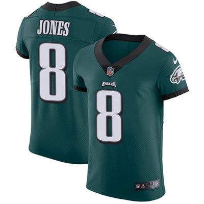 Mens Nike Philadelphia Eagles 8 Donnie Jones Midnight Green Team Color Stitched Nfl Vapor Untouchable Elite Jersey