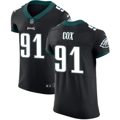 Mens Nike Philadelphia Eagles 91 Fletcher Cox Black Alternate Stitched Nfl Vapor Untouchable Elite Jersey