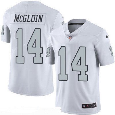 Mens Oakland Raiders 14 Matt Mcgloin White 2016 Color Rush Stitched Nfl Nike Limited Jersey