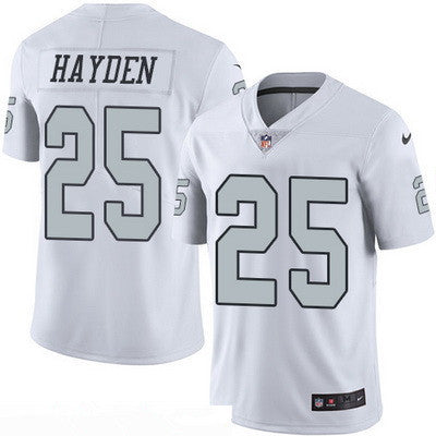 Mens Oakland Raiders 25 D J Hayden White 2016 Color Rush Stitched Nfl Nike Limited Jersey