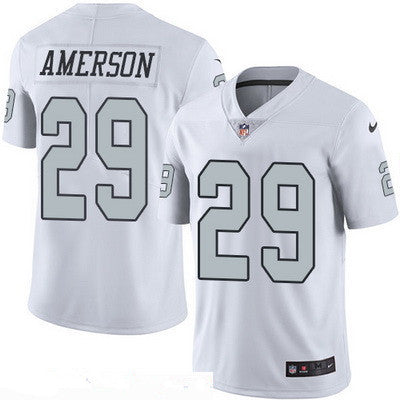 Mens Oakland Raiders 29 David Amerson White 2016 Color Rush Stitched Nfl Nike Limited Jersey