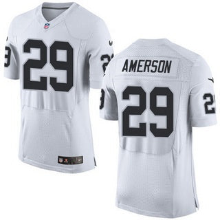 Mens Oakland Raiders 29 David Amerson White Road 2015 Nfl Nike Elite Jersey