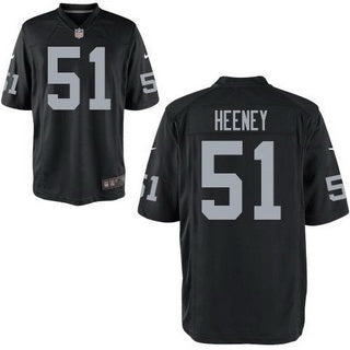 Mens Oakland Raiders 51 Ben Heeney Black Team Color Nfl Nike Elite Jersey