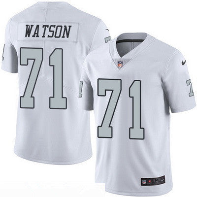 Mens Oakland Raiders 71 Menelik Watson White 2016 Color Rush Stitched Nfl Nike Limited Jersey