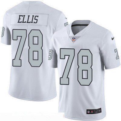 Mens Oakland Raiders 78 Justin Ellis White 2016 Color Rush Stitched Nfl Nike Limited Jersey