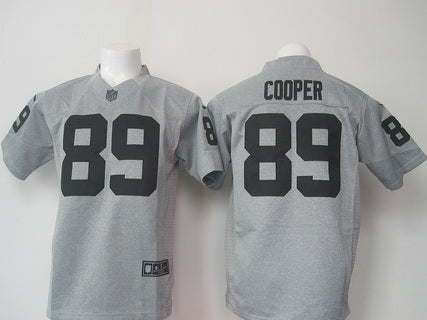 Mens Oakland Raiders 89 Amari Cooper Nike Gray Gridiron 2015 Nfl Gray Limited Jersey