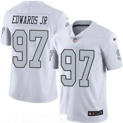 Mens Oakland Raiders 97 Mario Edwards Jr White 2016 Color Rush Stitched Nfl Nike Limited Jersey
