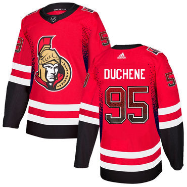 Mens Ottawa Senators 95 Matt Duchene Red Drift Fashion Adidas Jersey