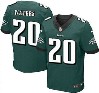 Mens Philadelphia Eagles 20 Andre Waters Midnight Green Retired Player Nfl Nike Elite Jersey