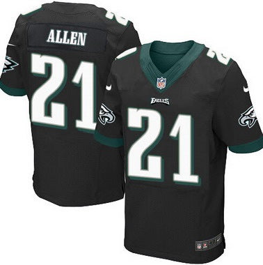 Mens Philadelphia Eagles 21 Eric Allen Black Retired Player Nfl Nike Elite Jersey