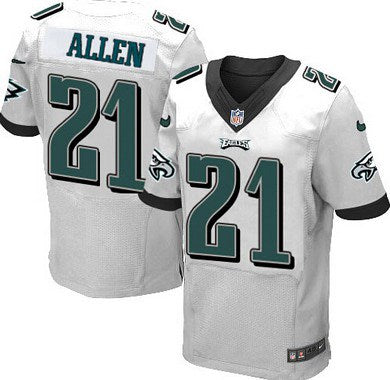 Mens Philadelphia Eagles 21 Eric Allen White Retired Player Nfl Nike Elite Jersey