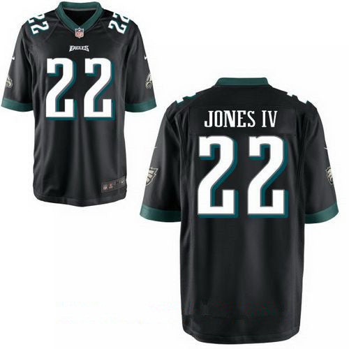 Mens Philadelphia Eagles 22 Sidney Jones Iv Black Alternate Stitched Nfl Nike Game Jersey