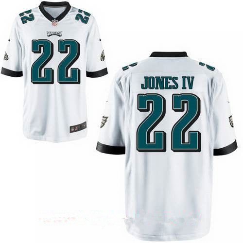 Mens Philadelphia Eagles 22 Sidney Jones Iv White Road Stitched Nfl Nike Game Jersey