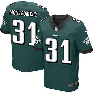 Mens Philadelphia Eagles 31 Wilbert Montgomery Midnight Green Retired Player Nfl Nike Elite Jersey