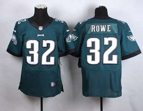 Mens Philadelphia Eagles 32 Eric Rowe 2014 Nike Dark Green Elite Jersey
