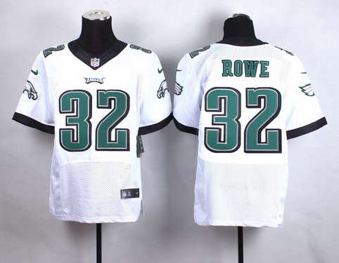 Mens Philadelphia Eagles 32 Eric Rowe 2014 Nike White Elite Jersey