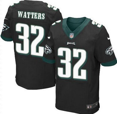 Mens Philadelphia Eagles 32 Ricky Watters Black Retired Player Nfl Nike Elite Jersey