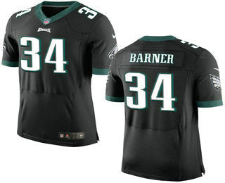 Mens Philadelphia Eagles 34 Kenjon Barner Black Alternate Nfl Nike Elite Jersey