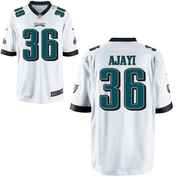 Mens Philadelphia Eagles 36 Jay Ajayi Nike Elite White Jersey