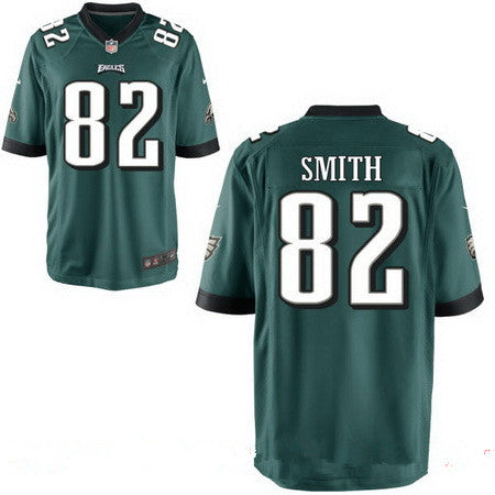 Mens Philadelphia Eagles 82 Torrey Smith Midnight Green Team Color Stitched Nfl Nike Elite Jersey