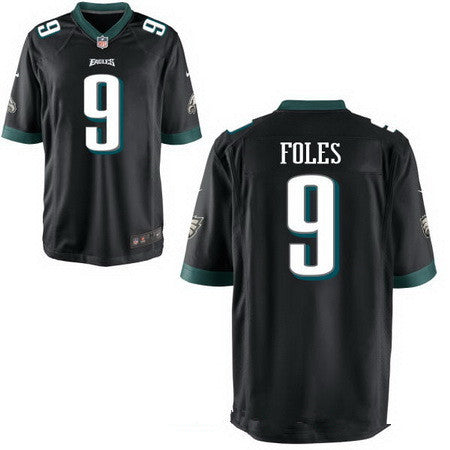 Mens Philadelphia Eagles 9 Nick Foles Black Alternate Stitched Nfl Nike Elite Jersey