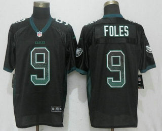 Mens Philadelphia Eagles 9 Nick Foles Black Drift Stitched Nfl Nike Fashion Jersey