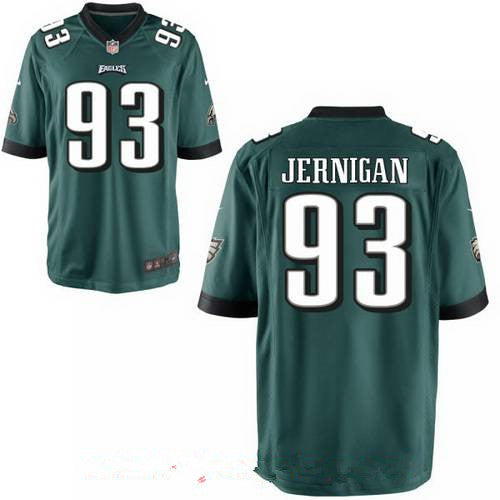 Mens Philadelphia Eagles 93 Timmy Jernigan Midnight Green Team Color Stitched Nfl Nike Elite Jersey