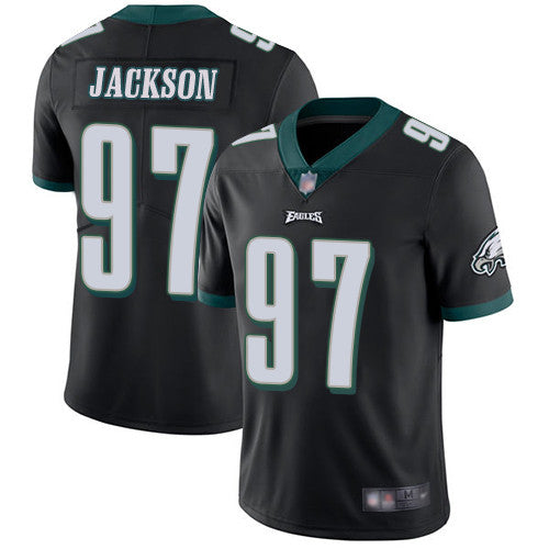 Mens Philadelphia Eagles 97 Malik Jackson Black Alternate Mens Stitched Football Vapor Untouchable Limited Jersey