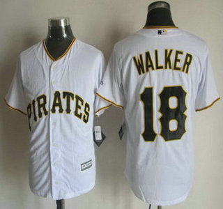 Mens Pittsburgh Pirates 18 Neil Walker Home White 2015 Mlb Cool Base Jersey