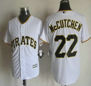 Mens Pittsburgh Pirates 22 Andrew Mccutchen Home White 2015 Mlb Cool Base Jersey