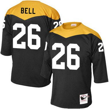 Mens Pittsburgh Steelers 26 Leveon Bell Black 1967 Home Throwback Nfl Jersey