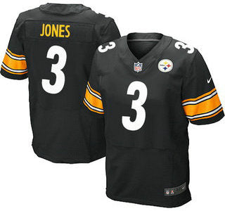 Mens Pittsburgh Steelers 3 Landry Jones Black Team Color Nfl Nike Elite Jersey