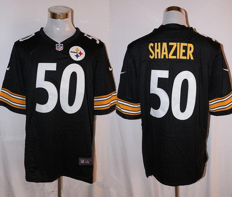 Mens Pittsburgh Steelers 50 Ryan Shazier Black Team Color Stitched Nfl Nike Game Jersey