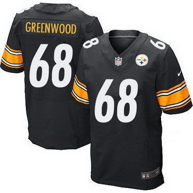 Mens Pittsburgh Steelers 68 Lc Greenwood Black Retired Player Nfl Nike Elite Jersey