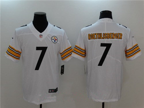 Mens Pittsburgh Steelers 7 Ben Roethlisberger White 2017 Vapor Untouchable Stitched Nfl Nike Limited Jersey