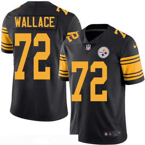 Mens Pittsburgh Steelers 72 Cody Wallace Black 2016 Color Rush Stitched Nfl Nike Limited Jersey
