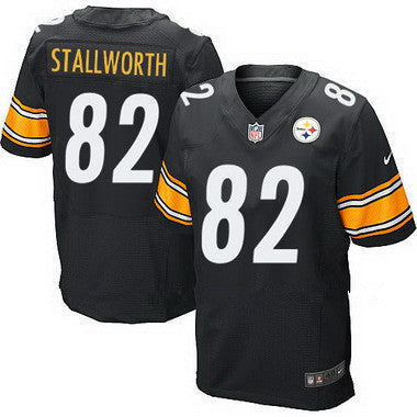 Mens Pittsburgh Steelers 82 John Stallworth Black Retired Player Nfl Nike Elite Jersey