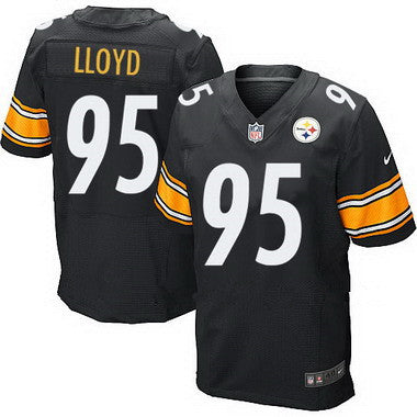 Mens Pittsburgh Steelers 95 Greg Lloyd Black Retired Player Nfl Nike Elite Jersey