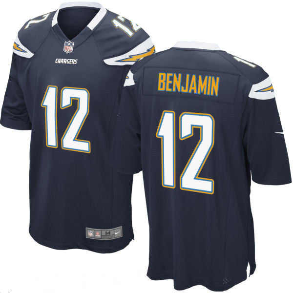 Mens San Diego Chargers 12 Travis Benjamin Navy Blue Team Color Stitched Nfl Nike Elite Jersey