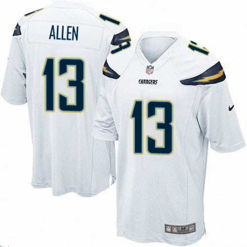 Mens San Diego Chargers 13 Keenan Allen White Road Stitched Nfl Nike Game Jersey