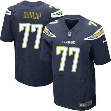 Mens San Diego Chargers 77 King Dunlap Navy Blue Team Color Nfl Nike Elite Jersey
