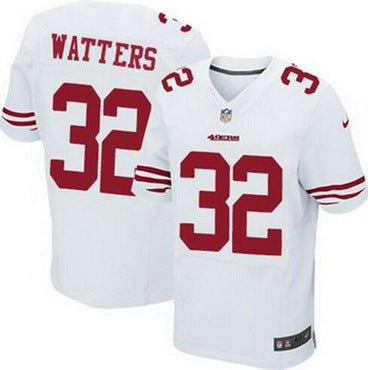 Mens San Francisco 49ers 32 Ricky Watters White Retired Player Nfl Nike Elite Jersey