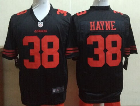 Mens San Francisco 49ers 38 Jarryd Hayne Black Alternate 2015 Nfl Nike Game Jersey