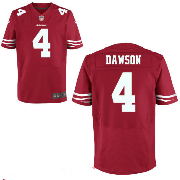 Mens San Francisco 49ers 4 Phil Dawson White Road Stitched Nfl Nike Elite Jersey