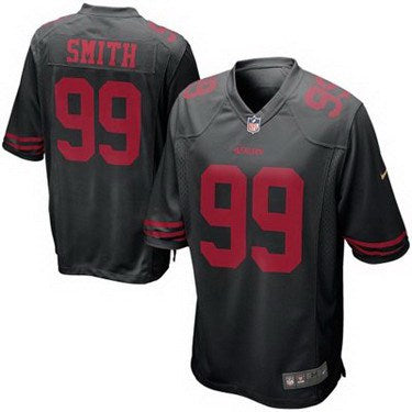 Mens San Francisco 49ers 99 Aldon Smith 2015 Nike Black Limited Jersey