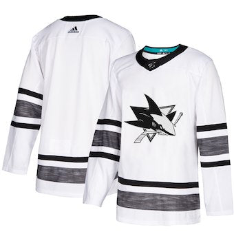 Mens San Jose Sharks White 2019 Nhl All star Game Adidas Jersey