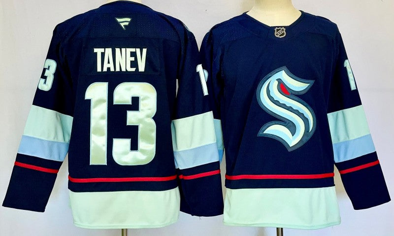 Men's Seattle Kraken #13 Brandon Tanev Jersey Stitched