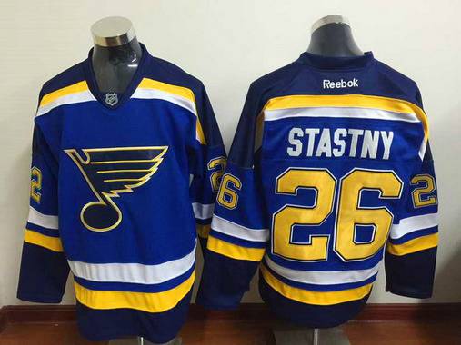 Mens St Louis Blues 26 Paul Stastny 2014 Blue Home Nhl Reebok Jersey
